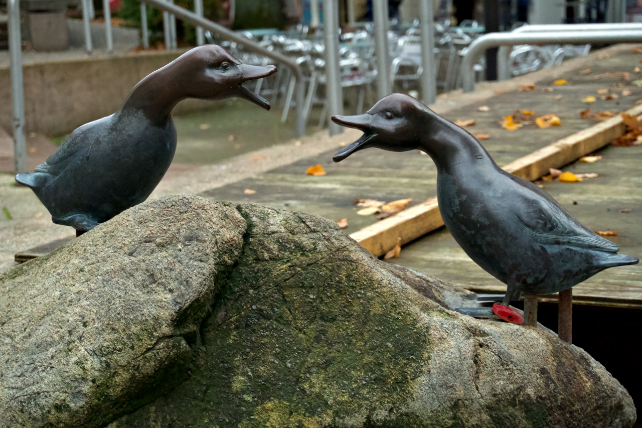 Skulpturen in der Innenstadt von Bad Pyrmont