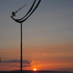 Tanz der Winde zum Sonnenuntergang