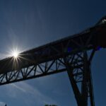 Blendenstern über der Brücke