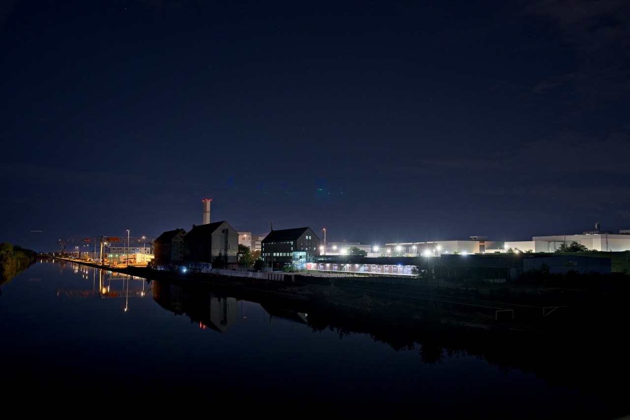 Industrie bei Nacht