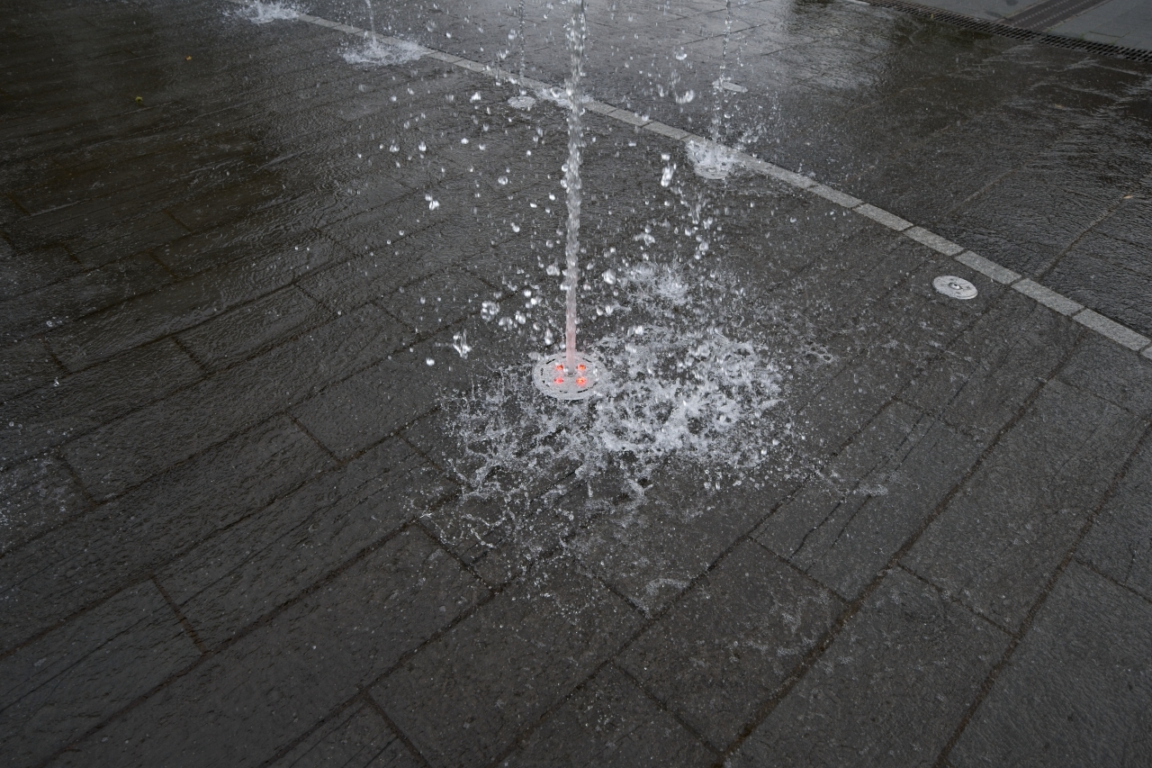 Kleine Wasserfontaine