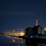 VW Werk Stöcken bei Nacht